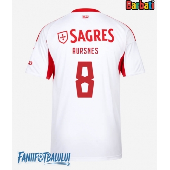Benfica Fredrik Aursnes #8 Tricou Fotbal Replică 2025-26 Barbati Treilea